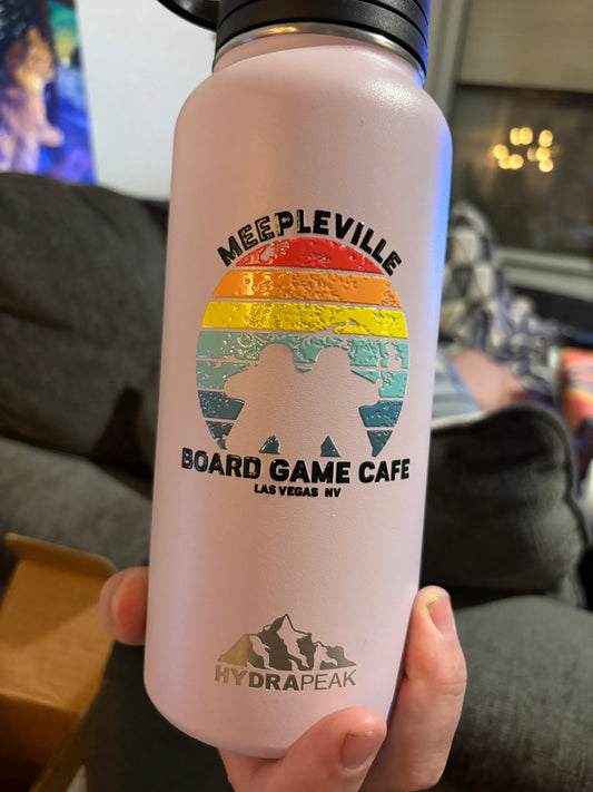 Meepleville Retro Sunset Decal