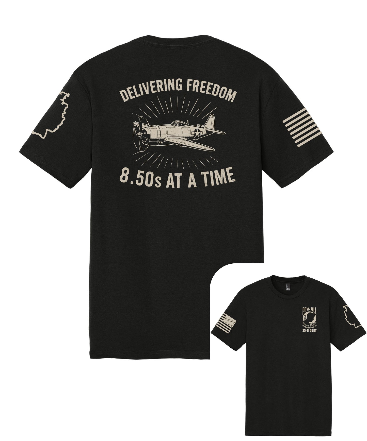 DPAA 25-11 DE RT Mission .50 Caliber T-Shirt + Hooded Sweatshirt