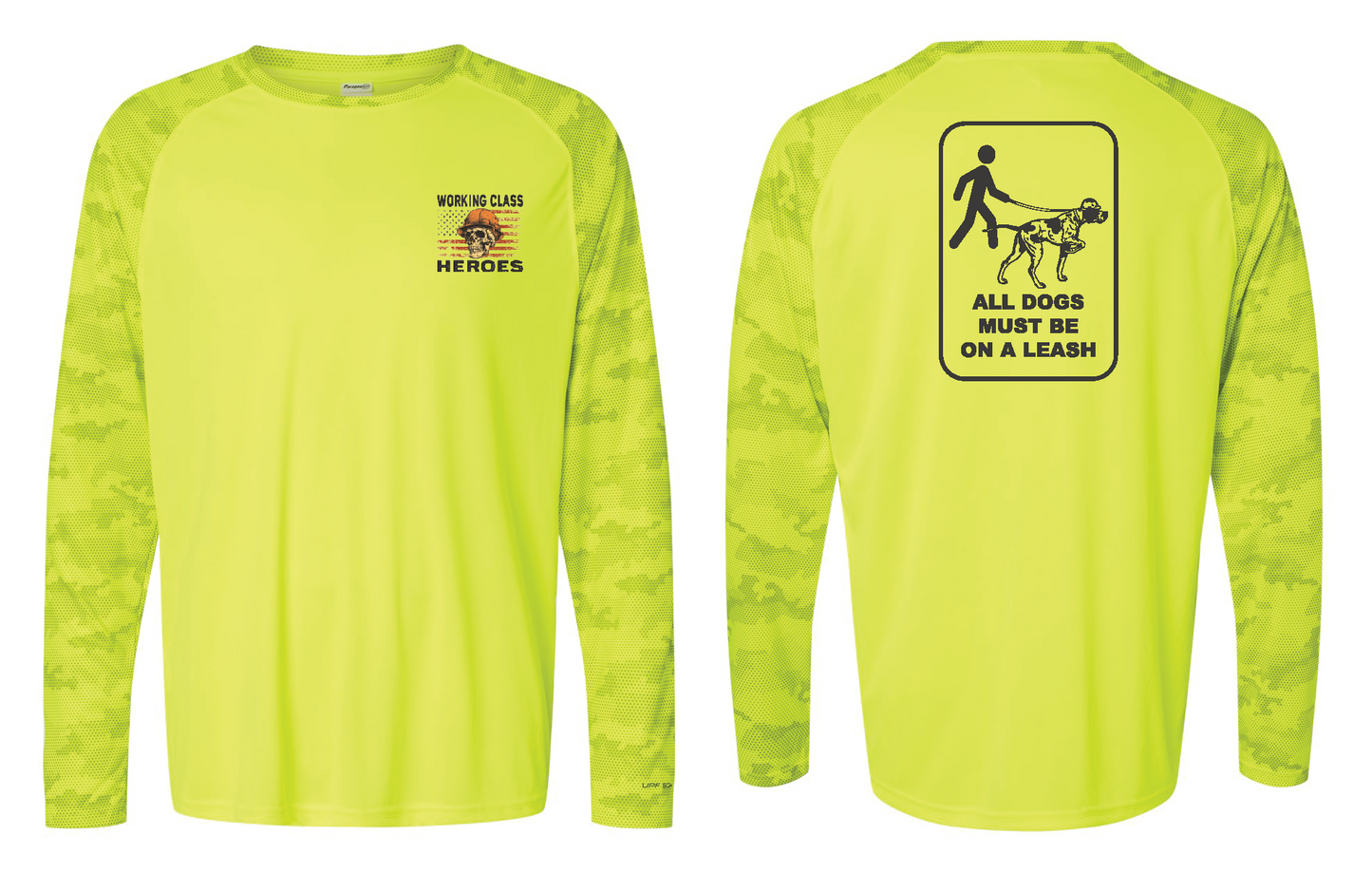 No Bird Dogging - High Visibility - Camo Long Sleeve Rash Guard UPF50+