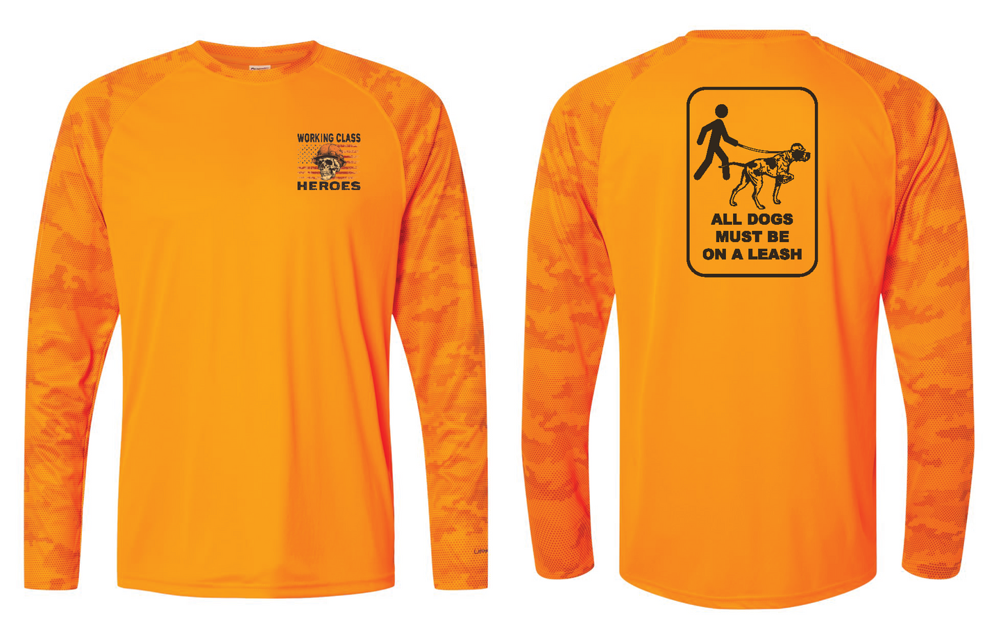 No Bird Dogging - High Visibility - Camo Long Sleeve Rash Guard UPF50+