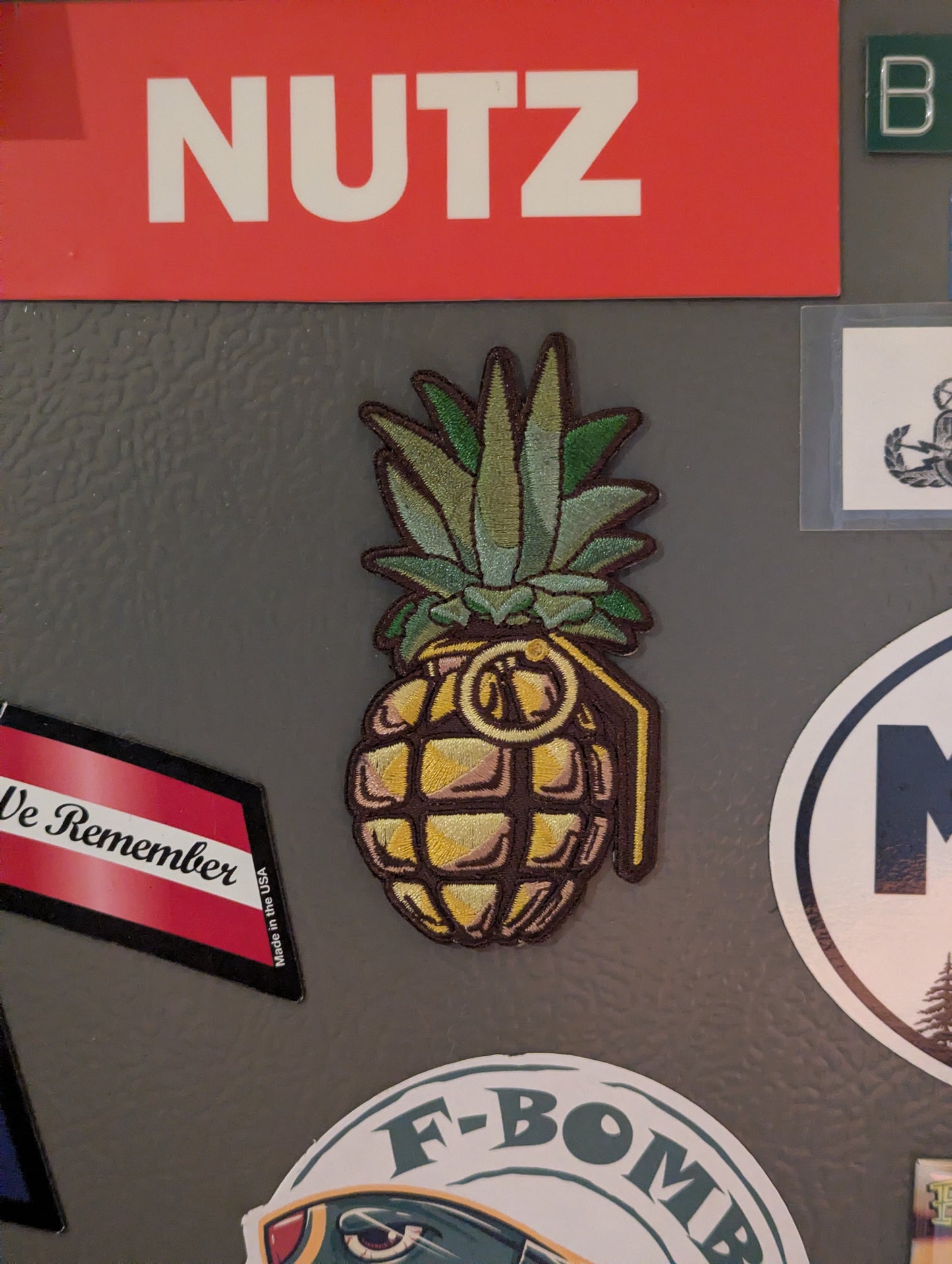 Pineapple Grenade Magnet – Because Explosive Vibes Belong on Your Fridge