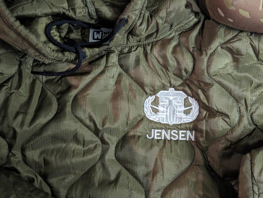 EOD Badge Embroidered Woobie Pullover Hoodie