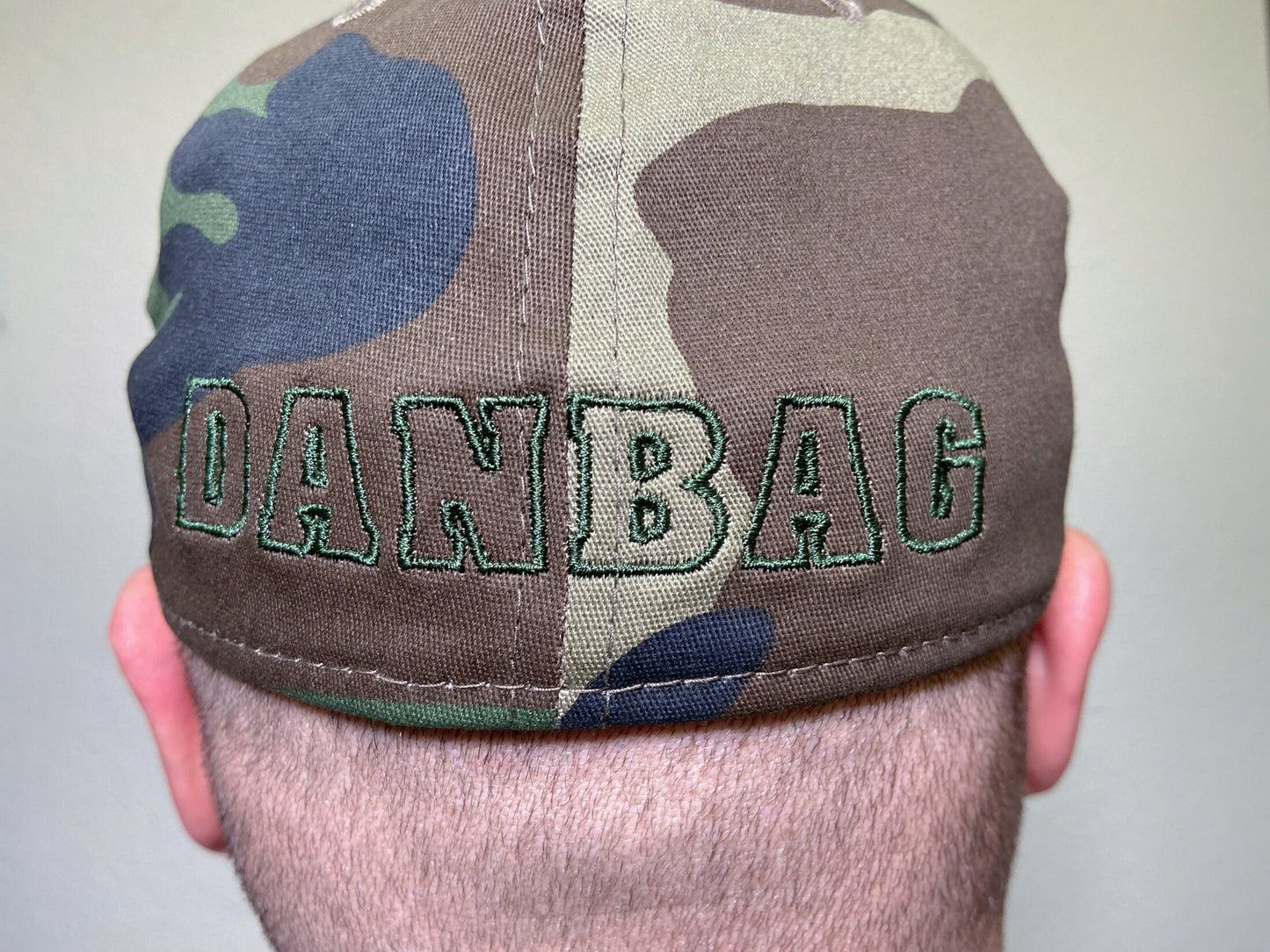 Camo EOD Crab Hat | Unit Emblem | BDU Camo Hat | Flex Fit Bomb Squad Hat