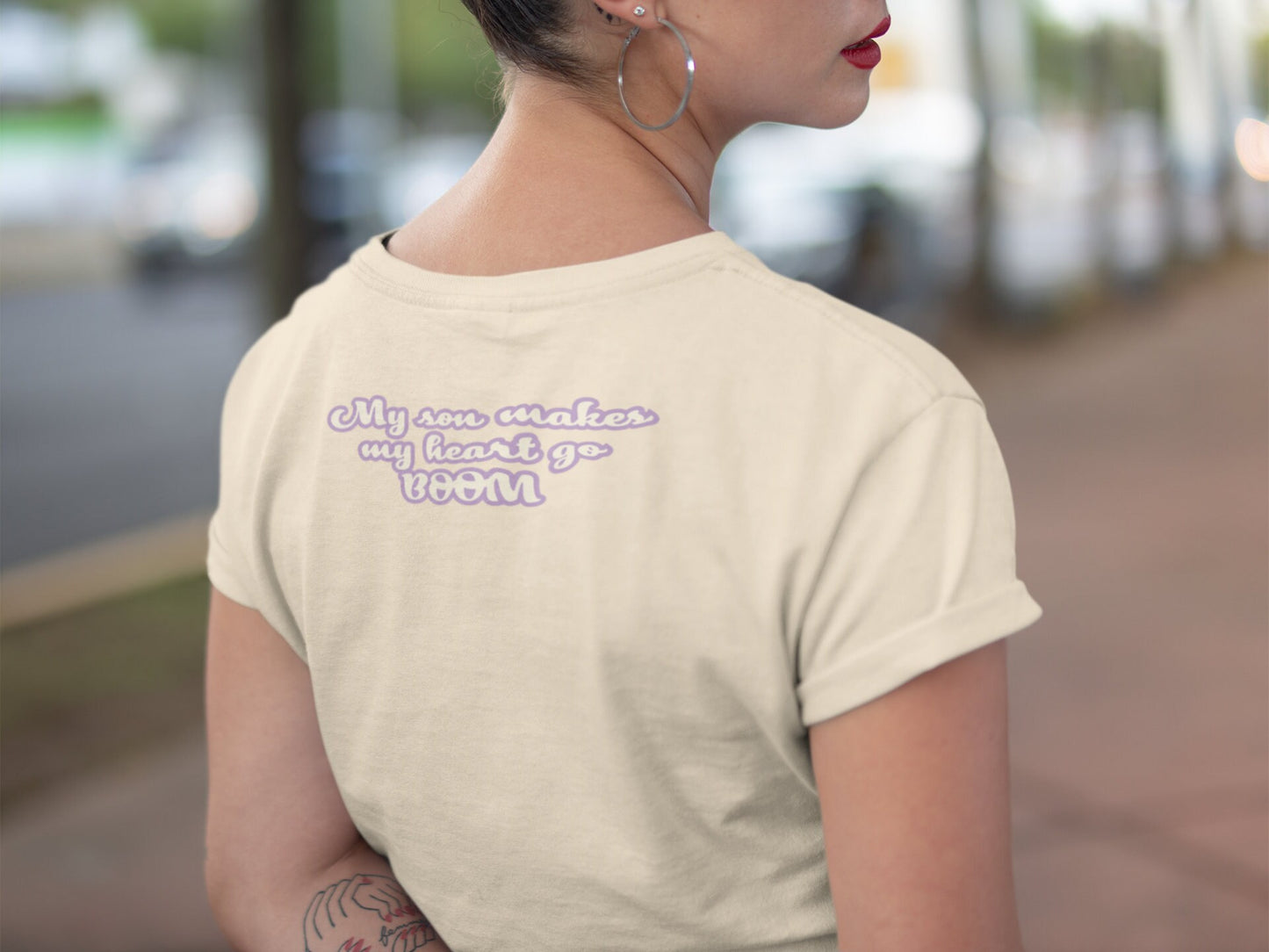 EOD Mom T-Shirt | Bomb Tech Mom | Military Mother Tee | Relaxed Fit Women's Cut Tee