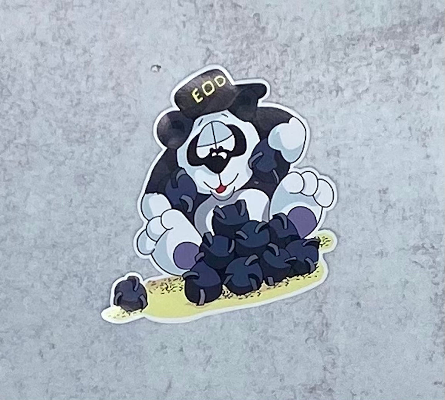 EOD Range Panda Sticker | Range Clearing Mission