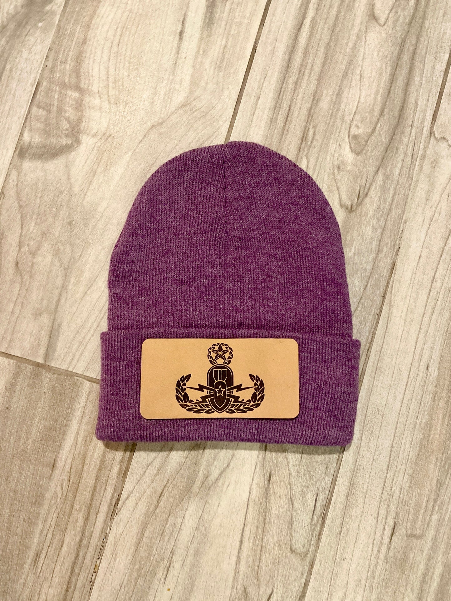 EOD Leather Patch Winter Beanie | Basic, Senior and Master Badge Options