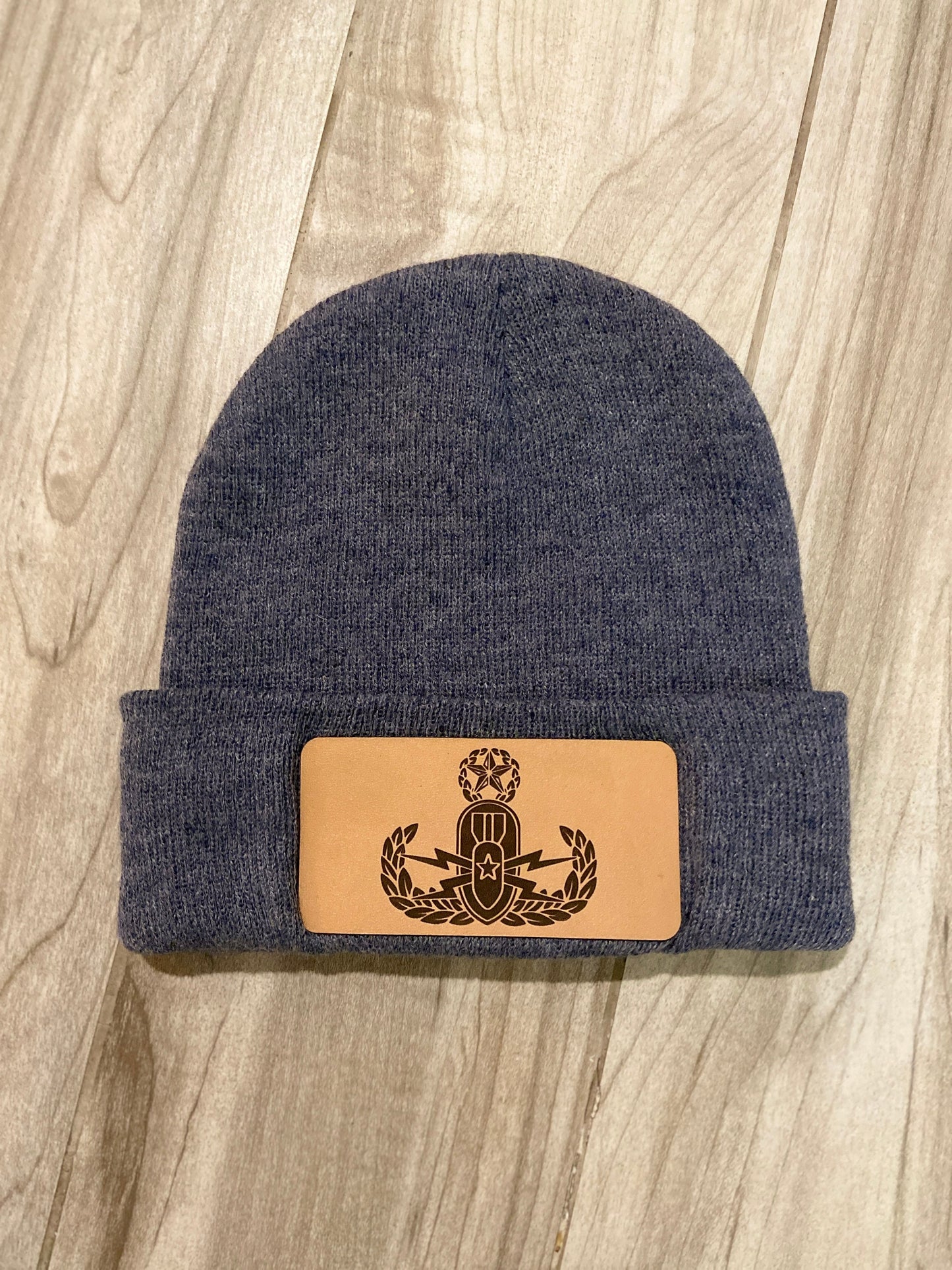 EOD Leather Patch Winter Beanie | Basic, Senior and Master Badge Options