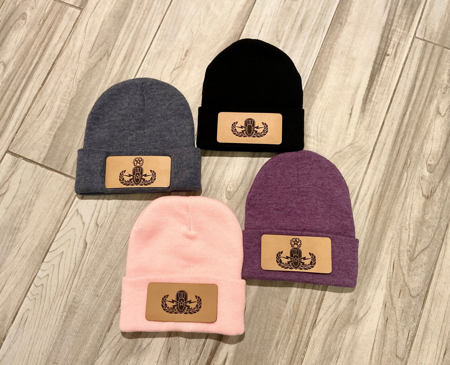 EOD Leather Patch Winter Beanie | Basic, Senior and Master Badge Options