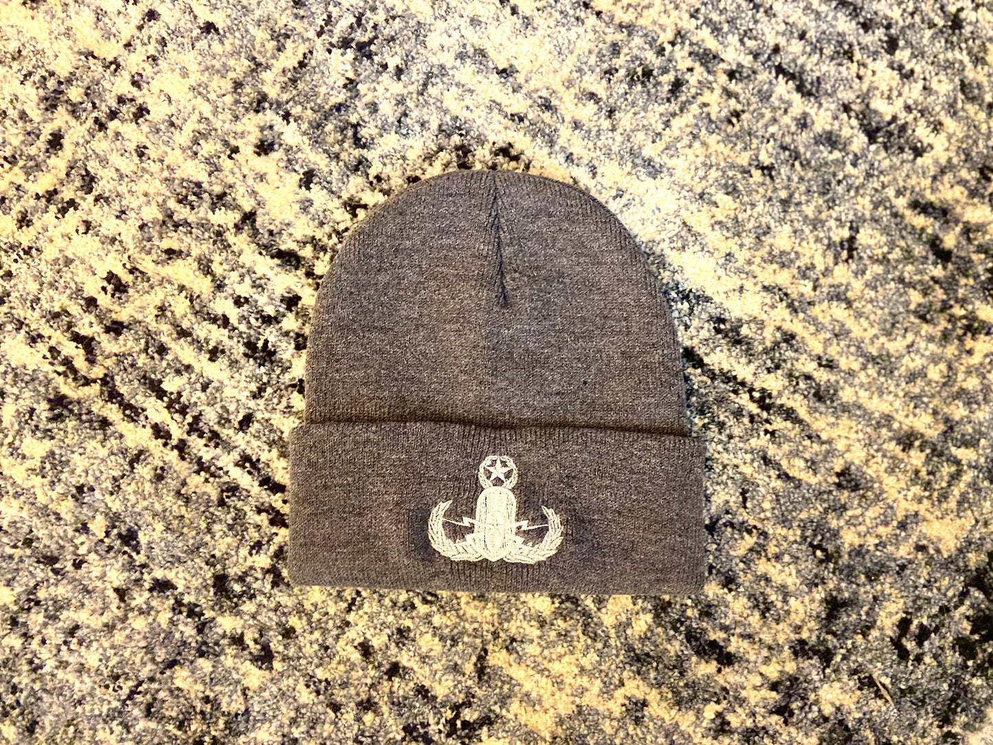 EOD Badge Embroidered Winter Beanie