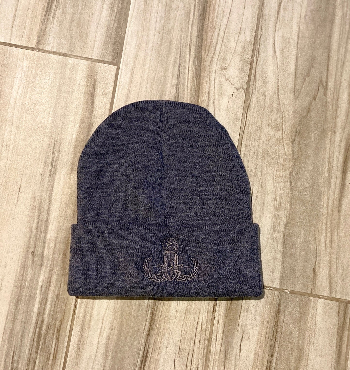 EOD Badge Embroidered Winter Beanie