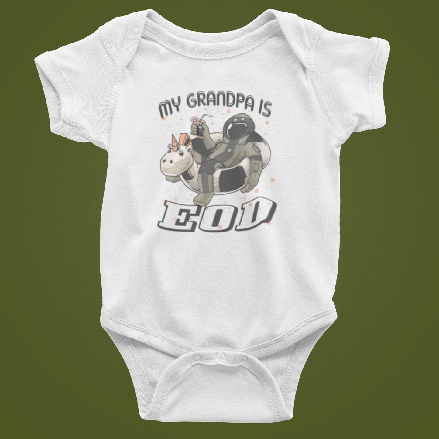 My Dad is EOD Onesie | My Mom too! | Aunt, Uncle, Grandma, Grandpa and Papa Available | Bomb Tech Baby