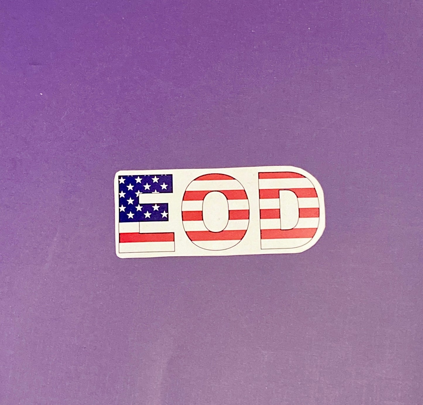 Patriotic EOD Sticker | EOMFD Flag