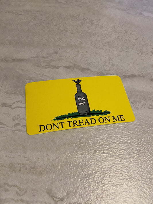 Dont Tread on Me Landmine Sticker