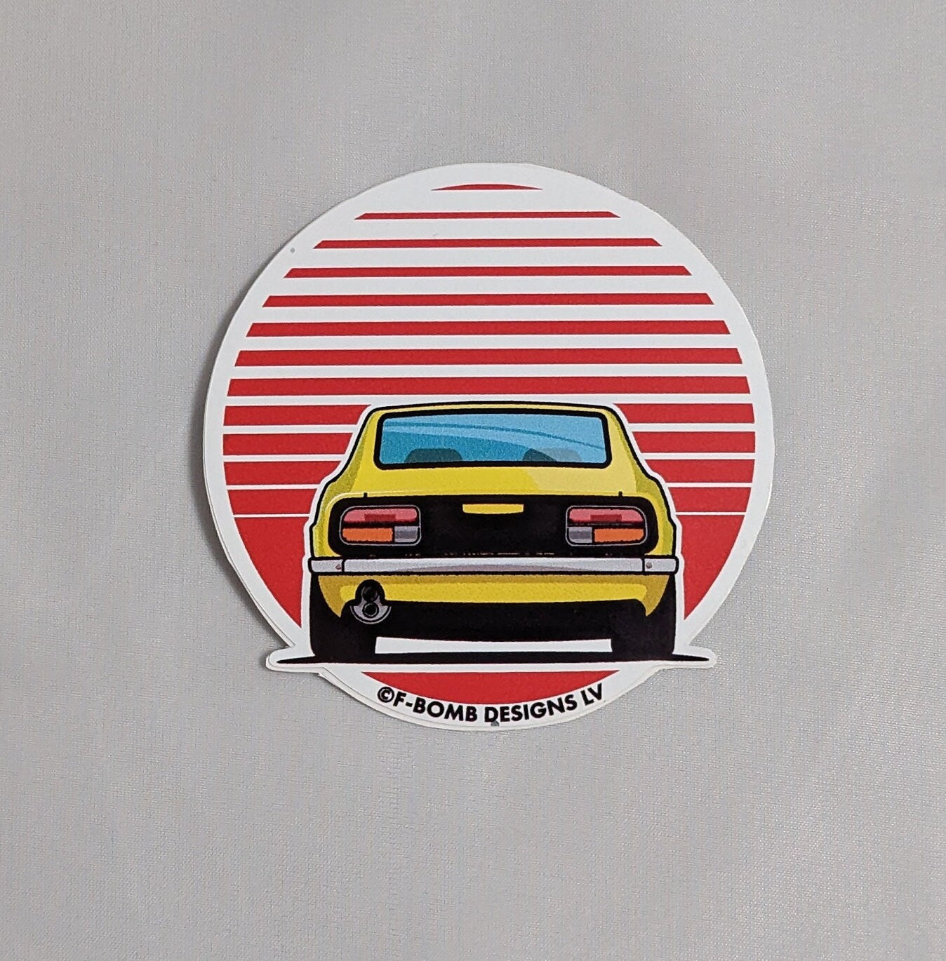 240 Sticker Datsun 240Z Retro Sunset Sticker | That's my Datsun Sticker – F-Bomb ...