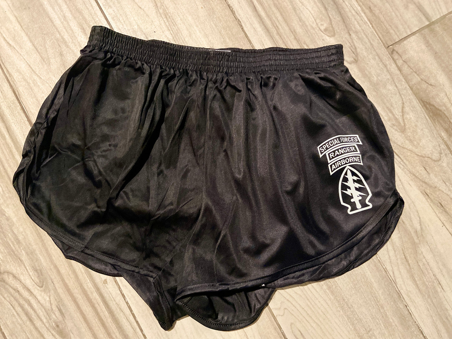 Special Forces Soffe Silkies | Ranger Panties | Unit Insignia Prints | Customizable Shorts | Lots of Print Options