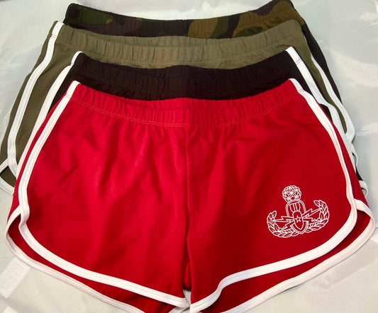 EOD Women's Retro Booty Shorts | Bomb Tech Love Short Shorts | EOMFD Shorts | Bomb Tech Life | Lots of Print & Color Options