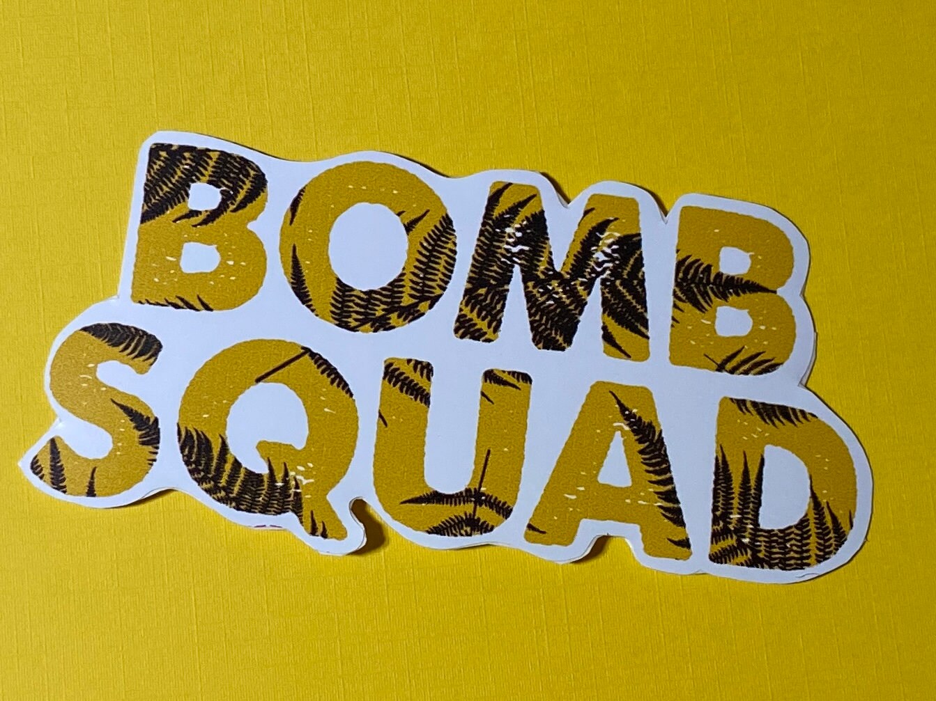 Hawaiian Floral Printed Bomb Squad Stickers | Lots of Color Choices!