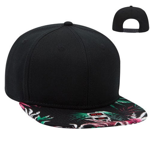 3D Puff EOD Hawaiian Flat Brim Hat