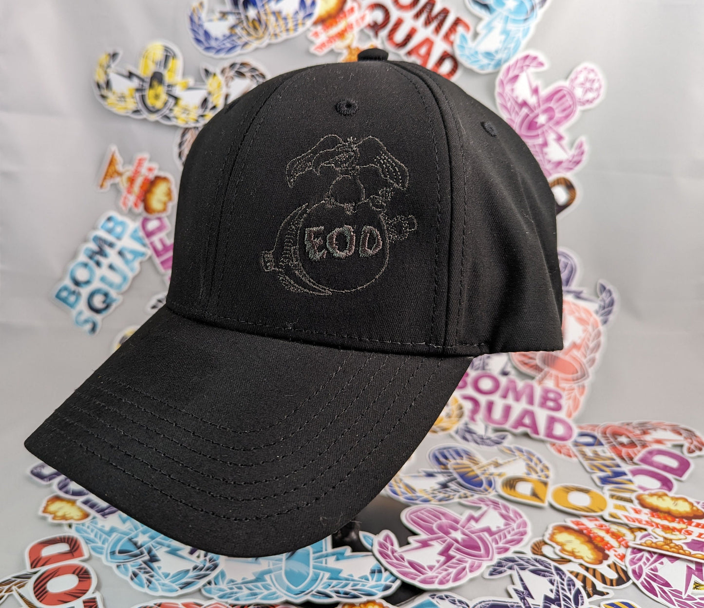 Marine Corps EOD Hat | Buzzard Bomb Pick Axe Embroidered Hat