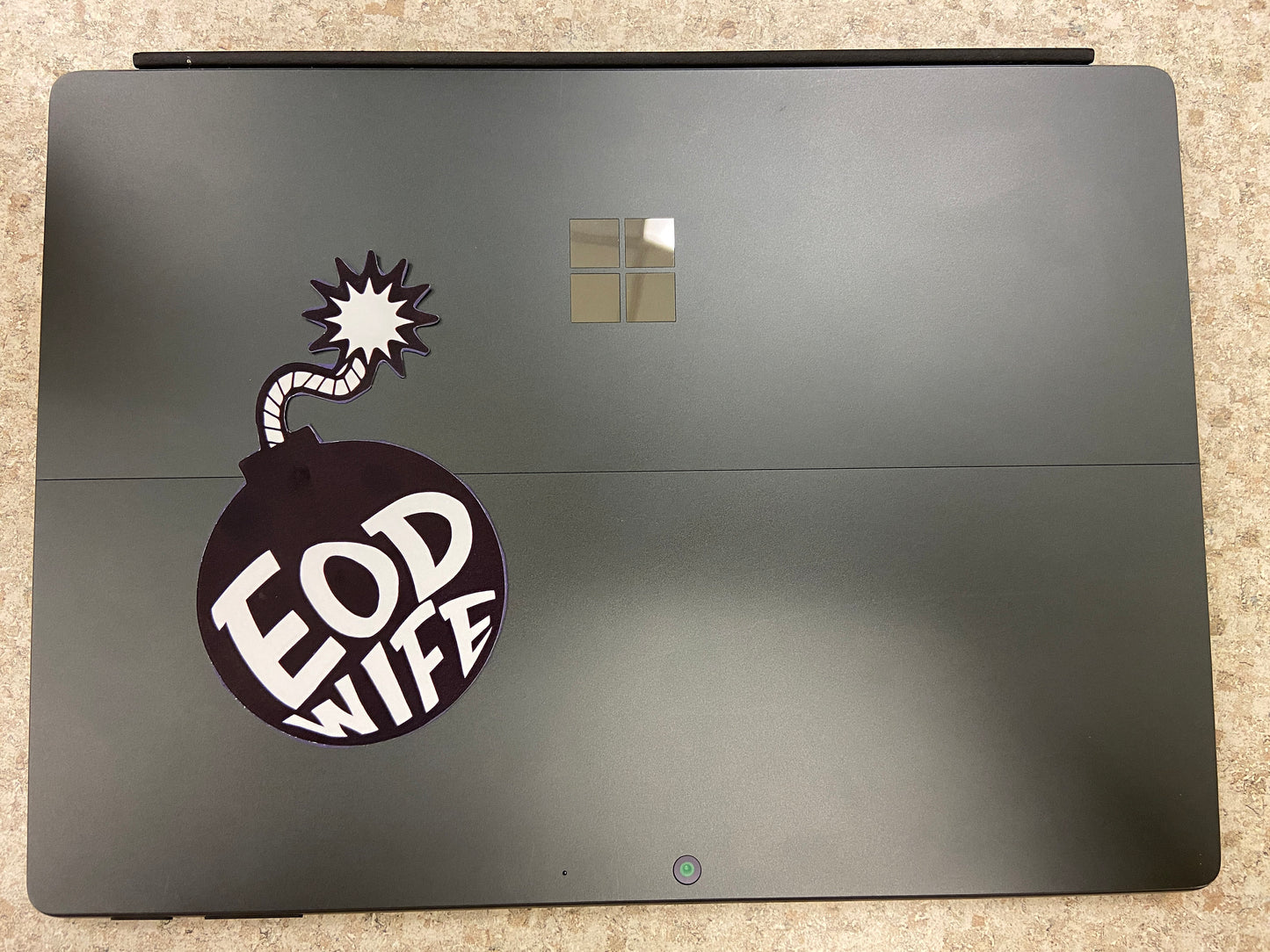 EOD Wife Bomb Sticker | My wife is the Da Bomb!